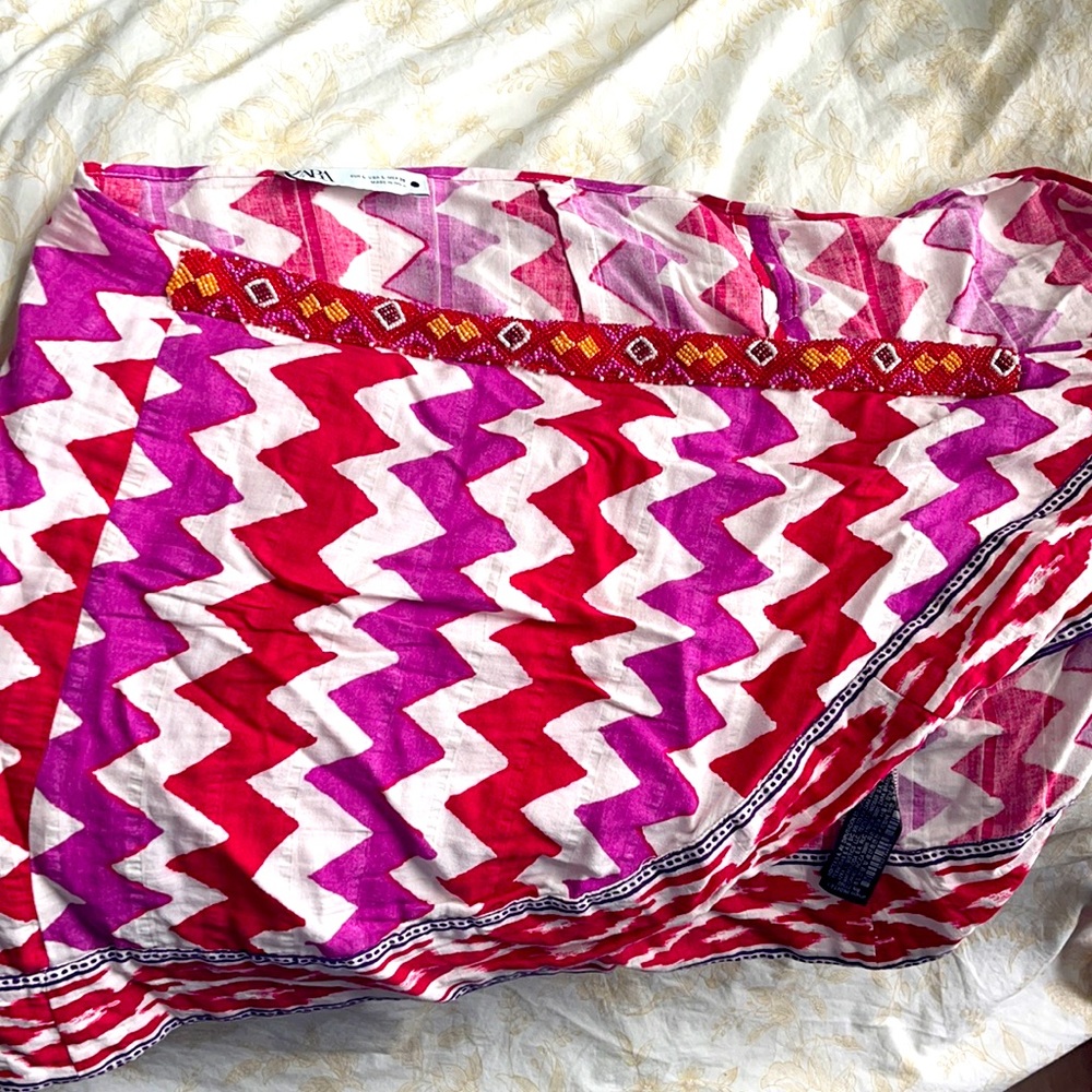 Zara wrap skirt size large